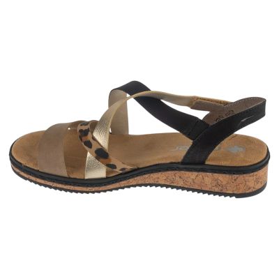 2. Rieker Sandals V3663-92 Brązowe 36