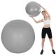 13. PIŁKA GIMNASTYCZNA DO ĆWICZEŃ FITNESS 75CM ANTIBURST SZARA