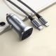 2. Ładowarka samochodowa Ugreen CD130 USB-A / USB-C 30W - szara