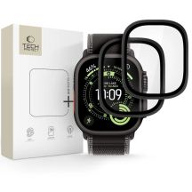 Szkło hartowane Tech-Protect 2-pack na Apple Watch Ultra 49 mm - czarne