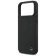 6. Etui Mercedes Leather Large Laurel Leave MagSafe na iPhone 17 Pro Max - czarne