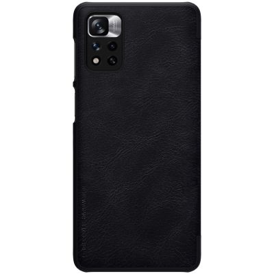 3. Etui Nillkin Qin Case do Xiaomi Redmi Note 11 Pro+ (China) / Redmi Note 11 Pro (China) / Mi11i HyperCharge z klapką - czarne