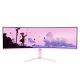 2. Arozzi Nova 49” Curved monitor komputerowy 124,5 cm (49") 5120 x 1440 px Dual QHD LED Różowy