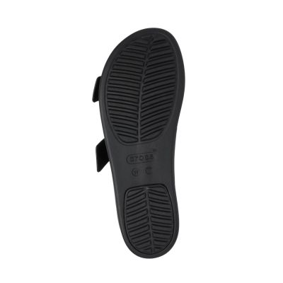 5. Klapki damskie Crocs Brooklyn Buckle Low czarne 211215 001