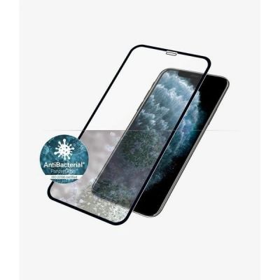 2. Szkło hartowane PanzerGlass E2E Super+ na iPhone X / XS /11 Pro - z czarną ramką