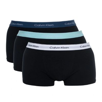 Calvin Klein bokserki majtki męskie Relaxed 3-PAK modne bawełniane czarne