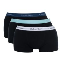 Calvin Klein bokserki majtki męskie Relaxed 3-PAK modne bawełniane czarne