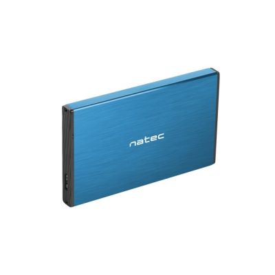 Obudowa na dysk NATEC Rhino Go NKZ-1280 (2.5"; USB 3.0; Aluminium; kolor niebieski)
