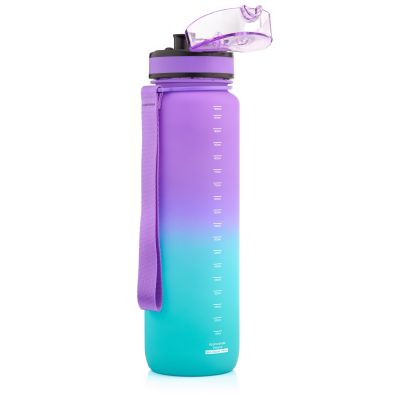 2. Bidon Meteor 1000 ml 17664 fioletowy/błękitny