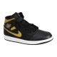 3. Buty do koszykówki Air Jordan 1 Mid (GS) Black/Metallic Gold - DQ8426-071