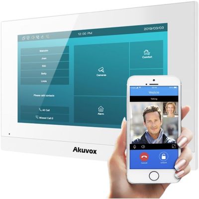 Monitor wideodomofonu Akuvox AKV-C313W-W