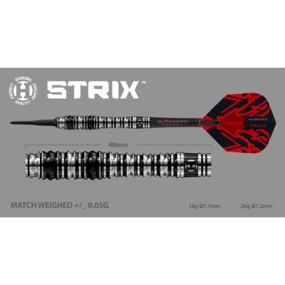 8. Rzutki Harrows Strix 90% Softip