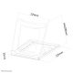 15. Neomounts NSLS075BLACK stojak na laptop Podstawka na notebooka Czarny 38,1 cm (15")