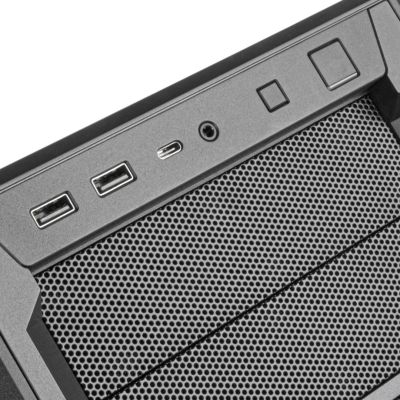 17. Obudowa SilverStone SST-SED1-B Seta D1 Midi-Tower - juodas