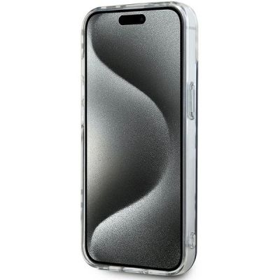 5. Etui DKNY IML Checkered Mono Pattern na iPhone 15 Plus / 14 Plus - czarne
