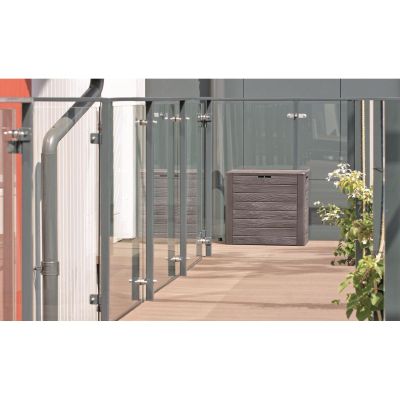 10. SKRZYNIA OGRODOWA 140L  ANTRACYT WOODEBOX