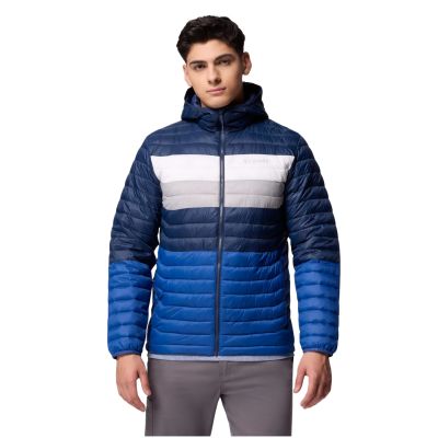 Columbia Powder Pass Hooded Jacket 2134131433 Niebieskie L