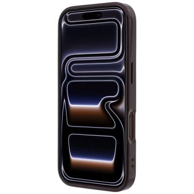 5. Etui BMW Sign Frosted IML & Metal Logo MagSafe na iPhone 18 Pro / 17 Pro - burgundowe
