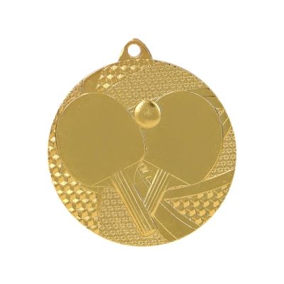 4. Medal złoty- tenis stołowy - medal stalowy