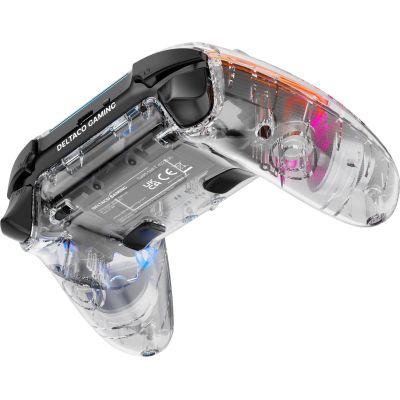 12. Deltaco Gaming GAM-169-T kontroler gier Przezroczysty Bluetooth/USB Gamepad Android, Nintendo Switch, PC, PlayStation 4, iOS