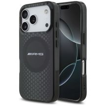 Etui AMG Double Layer Transparent Graphics MagSafe do iPhone 17 Pro - czarne