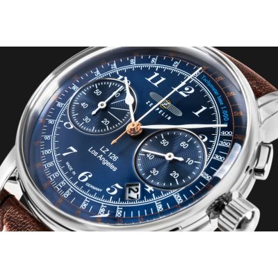 4. Zegarek Męski ZEPPELIN Los Angeles LZ 126 7614-3 + BOX