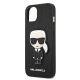 6. Etui Karl Lagerfeld Saffiano Ikonik Karl's Patch na iPhone 13 mini - czarne