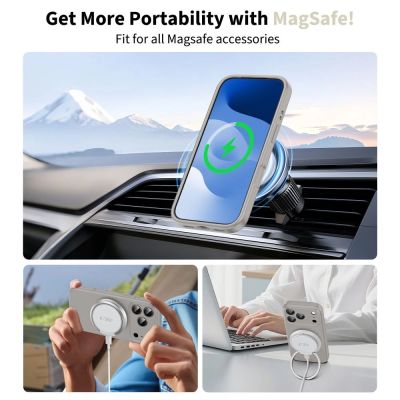5. Etui Tech-Protect Silicone MagSafe na iPhone 17 Pro Max - szare