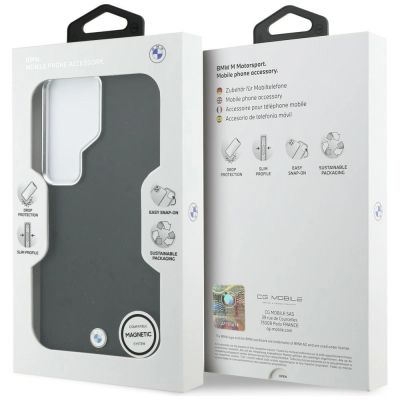 8. Etui BMW Sign Metal Logo MagSafe na Samsung Galaxy S26 Ultra - czarne