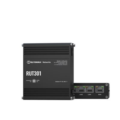 4. Teltonika RUT301 (EU) ethernet router Router sieci komórkowej