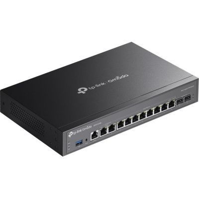 10. TP-Link Omada ER7412-M2 ruter 2.5 Gigabit Ethernet, Gigabit Ethernet Czarny