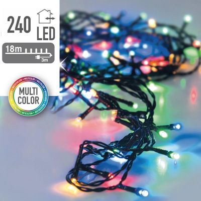 6. LAMPKI CHOINKOWE ŁAŃCUCH ŚWIETLNY 240 LED TIMER MULTIKOLOR