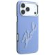 4. Etui Karl Lagerfeld Smooth Big Resin Signature Logo na iPhone 18 Pro Max / 17 Pro Max - niebieskie