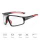 2. Okulary rowerowe Rockbros SP216BK fotochromowe UV400 - czarno-czerwone