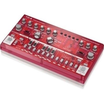 2. Behringer TD-3-SB Syntezator linii basowej czerwony przeźroczysty