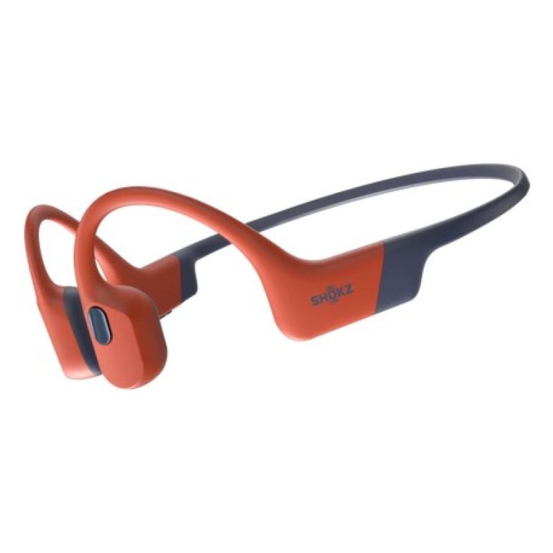 8. Słuchawki bezprzewodowe kostne Shokz  OpenSwim Pro Red