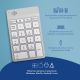 35. R-Go Tastatur Nummernblock Break Bluetooth weiĂź