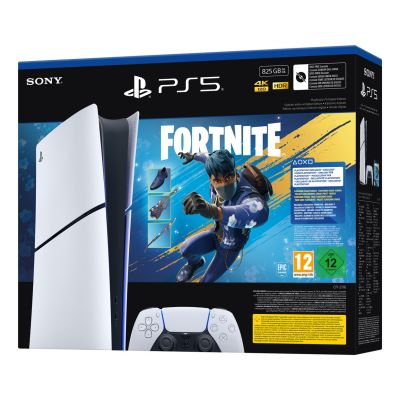 6. Sony PlayStation 5 Digital Edition - Fortnite Flowering Chaos Bundle 825 GB Wi-Fi Czarny, Biały
