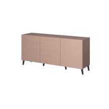 Komoda NOVA 155x40x72 róż mat