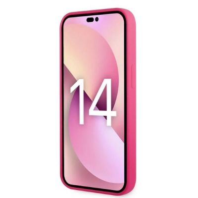 5. Etui Karl Lagerfeld Silicone RSG na iPhone 14 Plus - różowe