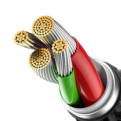 6. Baseus Glimmer Series kabel USB-A - Lightning 480Mb/s 2.4A 2m czarny
