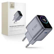 Ładowarka sieciowa Tech-Protect PowerVision NC45W-GaN 1-Port PD 45W - ciemnoszara