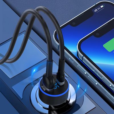 12. Ładowarka samochodowa Wozinsky WDCCAC USB-C USB-A 36W - czarna