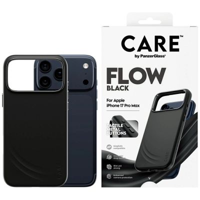 Etui CARE by PanzerGlass Feature FLOW MagSafe na iPhone 17 Pro Max - czarne