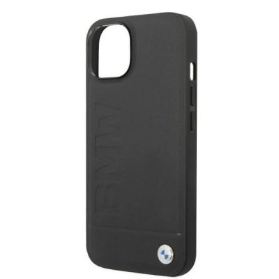6. Etui BMW Signature Logo Imprint MagSafe na iPhone 14 - czarne