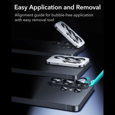 7. Osłona aparatu ESR Armorite Camera Protector na Samsung Galaxy S26 Ultra - czarna