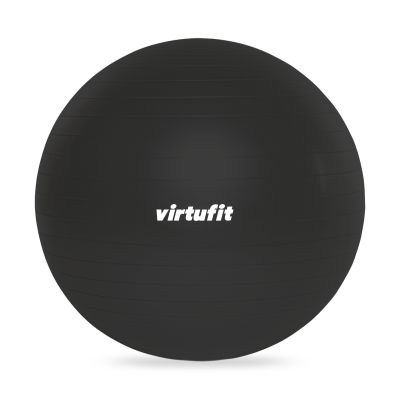 2. VIRTUFIT PIŁKA GIMNASTYCZNA ANTI-BURST PRO Z POMPKĄ SZARA 65 CM