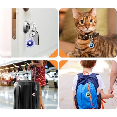 6. Etui Tech-Protect Icon 4-pack na Apple AirTag - przezroczyste