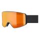 Uvex Skibrille scenic FM gogle do sportów zimowych Czarny Mężczyźni Czerwony Soczewka sferyczna