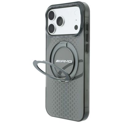 2. Etui Mercedes AMG IML Double Layer Urban Line with Ring Stand MagSafe na iPhone 18 Pro Max / 17 Pro Max - szare